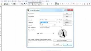 Importing a project location from Google Earth or a SketchUp file into ARCHICAD