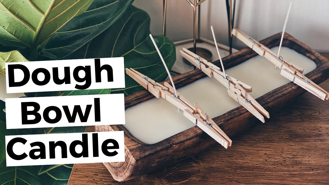 How to Make a Dough Bowl Candle - My Uncommon Slice of Suburbia