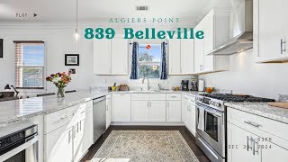 839 Belleville Algiers Point Home For Sale