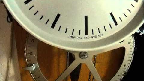 Bürk master clock without casing