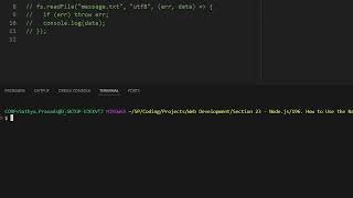 23.196. How to Use the Native Node Modules
