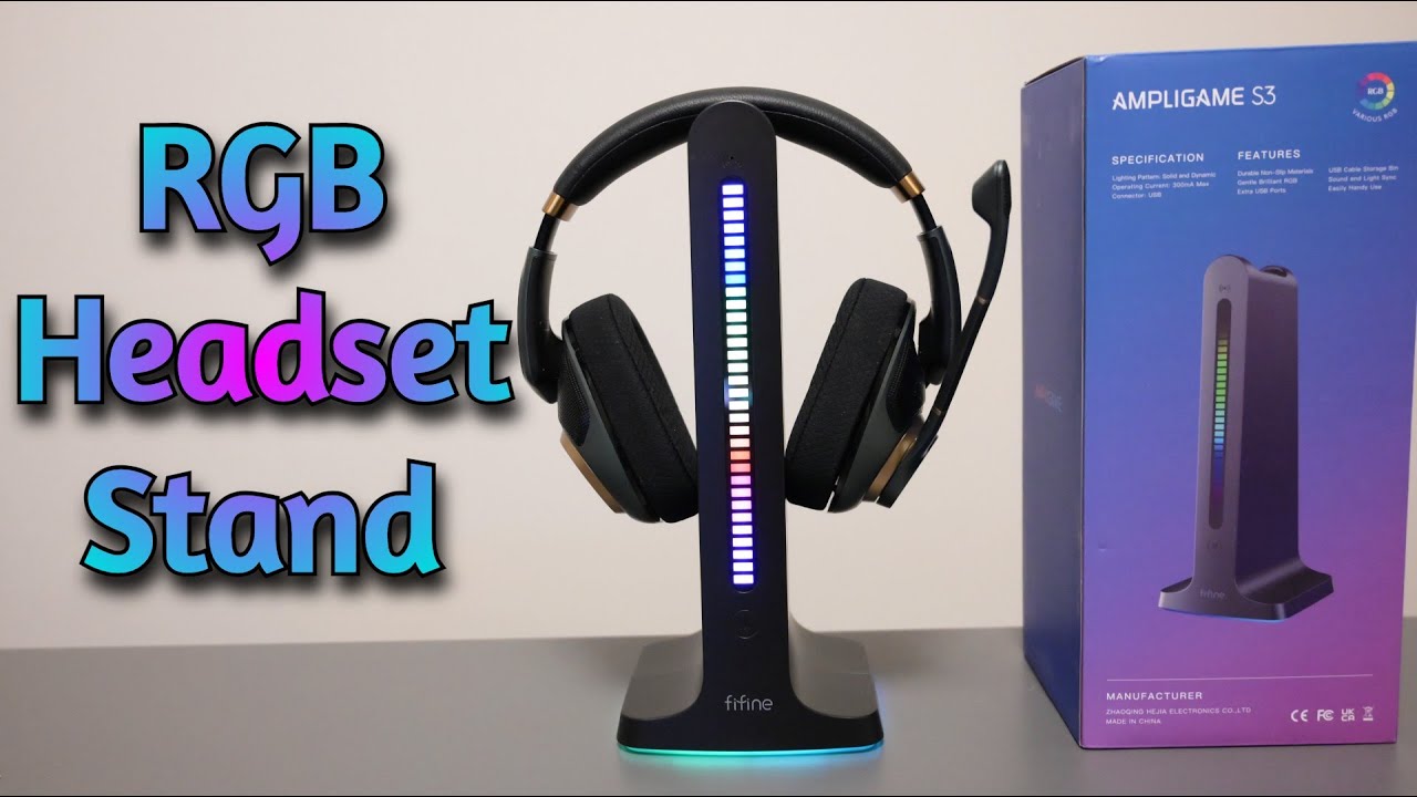 RGB Headphone Stand Z8 – New Bee