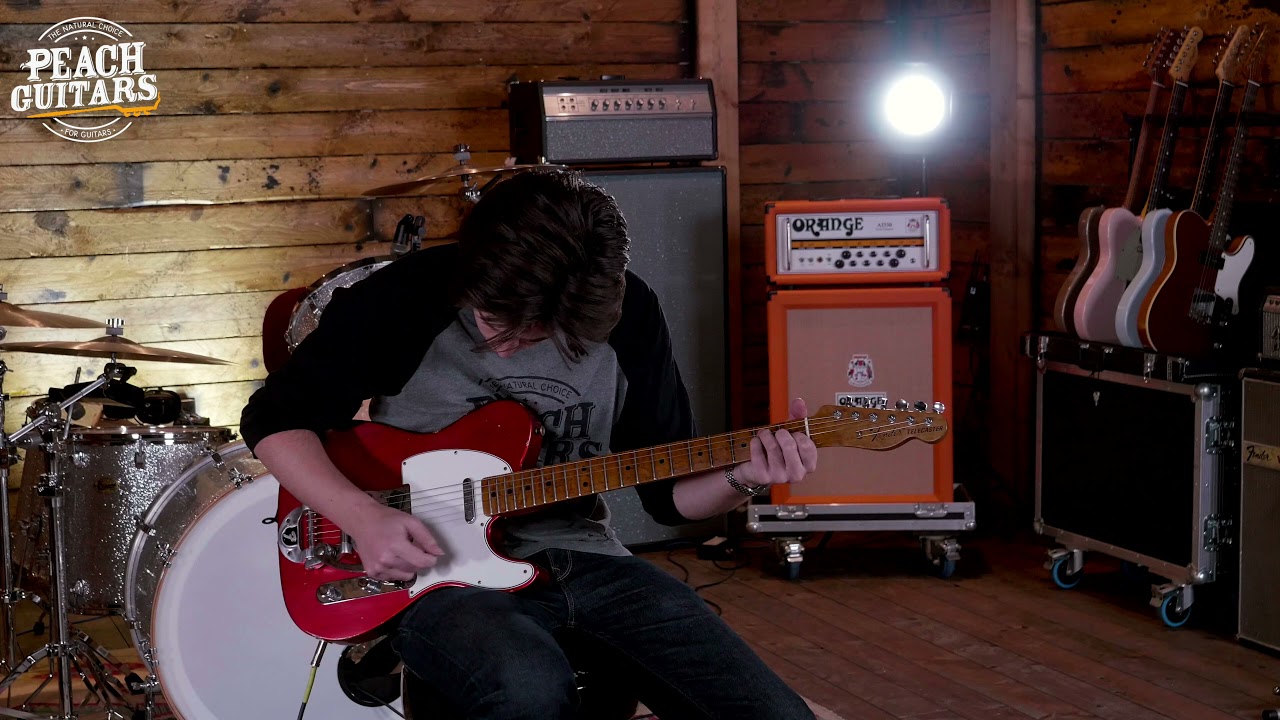 Fender Custom Shop Limited '69 Roasted Tele Relic Aged Candy Apple Red w/Bigsby