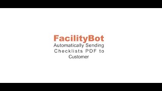 Automatically Sending Checklists PDF to Customers