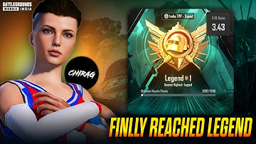 I Reached Legend with 3.43 KD in Ultimate Royale | Bgmi | Legend Tips And Tricks✅