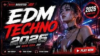 Techno Mix 2026 ⚡ Best Nonstop Techno Songs For Gaming, Gym, Party 🔥 Hyper Techno Remix