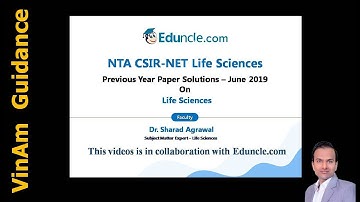 #VG I CSIR NET JUNE 2019 I Unit 1 I QUESTIONS DISCUSSED (Part B)