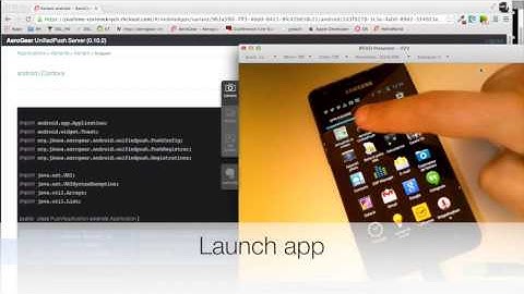 Send push notification Android with AeroGear UPS