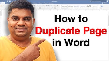 Een pagina dupliceren in Word [ Microsoft ]