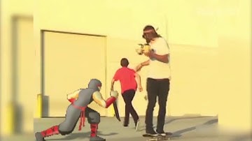 That ninja has no chill