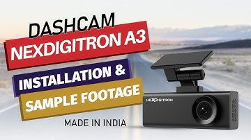 NEXDIGITRON A3 Dashcam with Dual USB Car Charger - 2023 Version - Installation & Sample Footages