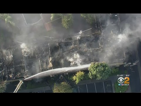 Dozens Of Tustin Apartments Destroyed In Early Morning Blaze