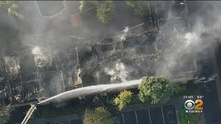 Dozens Of Tustin Apartments Destroyed In Early Morning Blaze