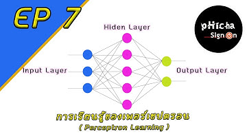 Artificial Neural Network - โครงข่ายประสาทเทียม EP 7 (การเรียนรู้เพอร์เซปตรอน Perceptron Learning)
