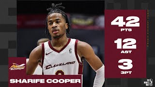 Sharife Cooper Drops A CAREER-HIGH 42 PTS \& 12 AST Against Gold