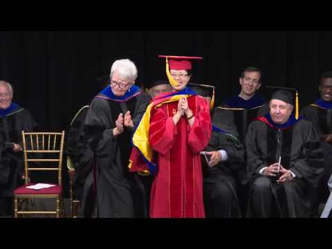 2016 USC Annenberg PhD Hooding Ceremony still