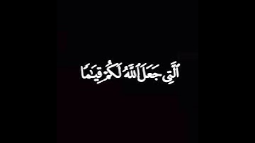 الأية ( ٥ ) سورة النساء بصوت الشيخ مشاري راشد العفاسي#القرآن_الكريم #قرآن #قران_كريم