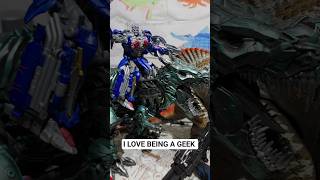 I love being a geek #transformers #collection #nerd #geek #optimusprime