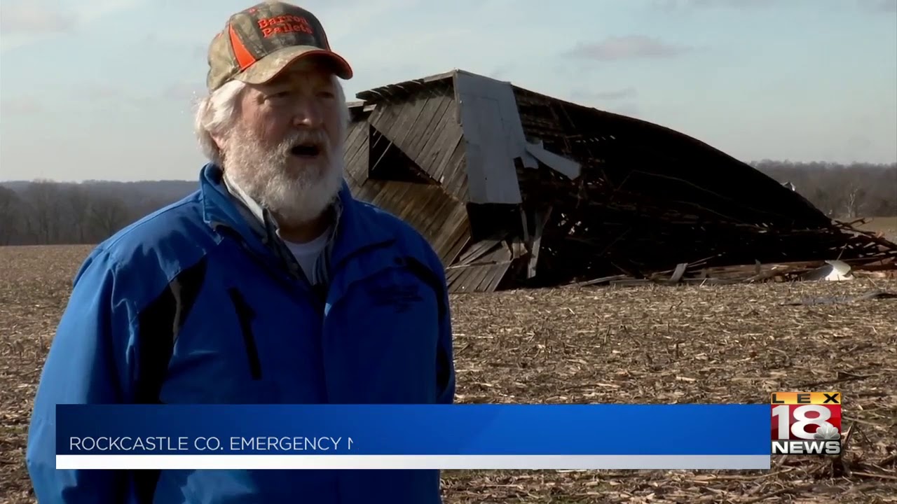 Damage left behind by Saturday's storm - YouTube