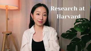 Research at Harvard? | Let's talk about research! My background, Tips on finding research positions