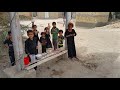  اصغر موكب اطفال رغم الفقر يتشرفون بخدمة ابي عبدالله الحسين ع في طريق الحب الى كعبة العشق كربلاء  