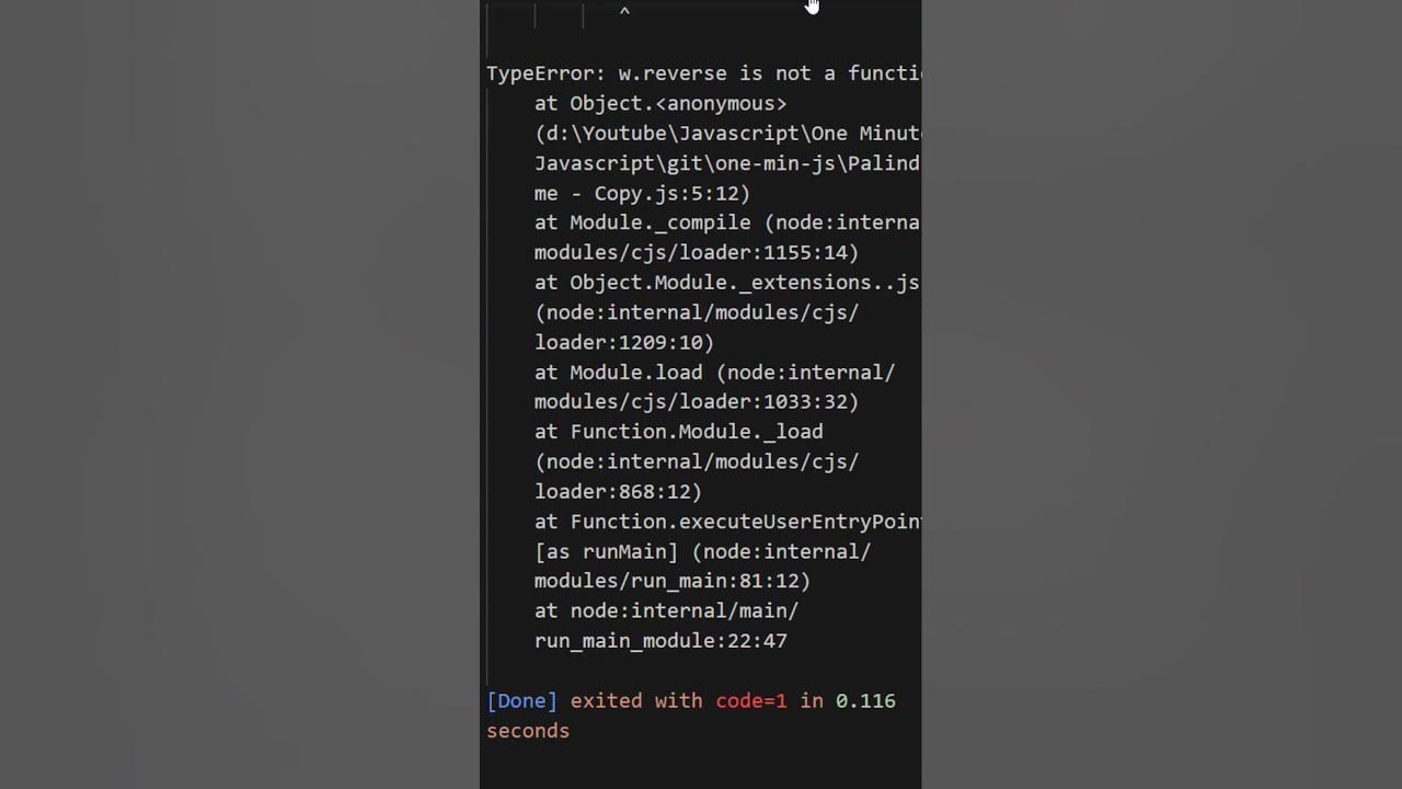 How to check for palindrome in javascript | One Minute Javascript | 1 ...