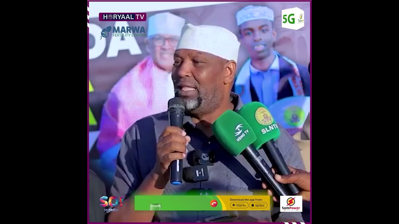 Badhasaabka Sanaag oo Qur'aan Ka Hor Akhriyay Camerada Horteeda.