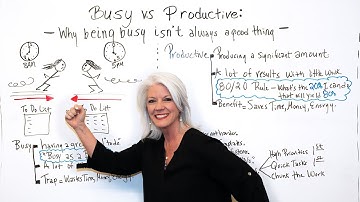Busy vs Productive Why Being Busy Isn