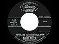 1964 HITS ARCHIVE: Too Late To Turn Back Now - Brook Benton