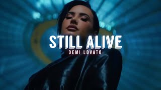 Still Alive - Demi Lovato (Lyrics Video)