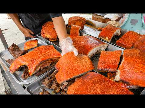 Crispy Roast Pork Master! Satisfying Roast Pork Cutting that Sold Out in 3 Hours in Malaysia