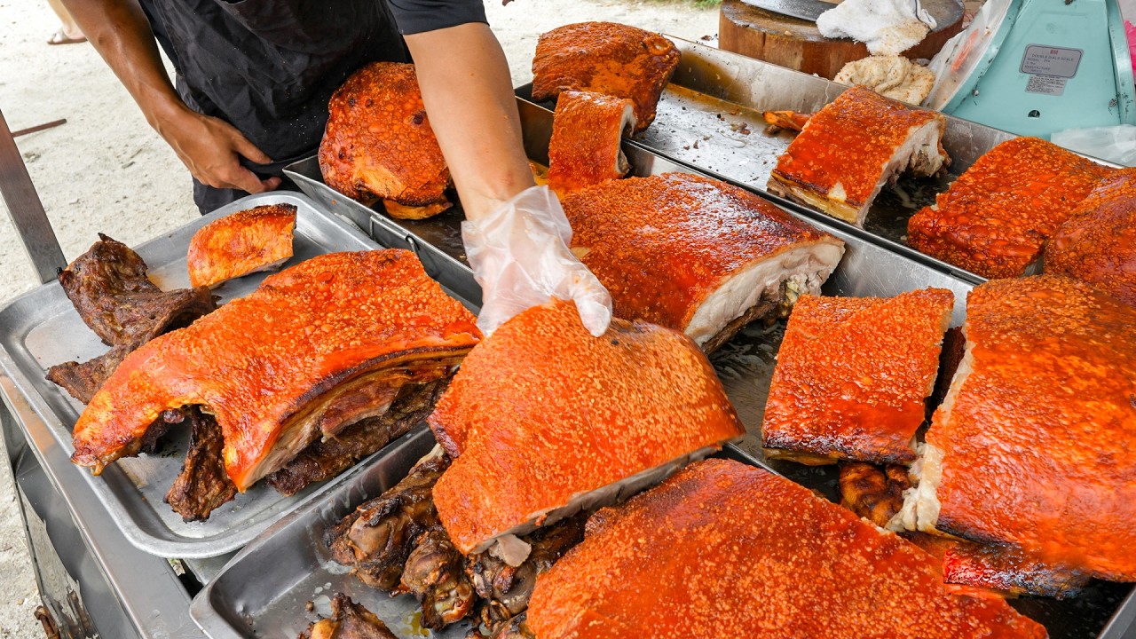 Crispy Roast Pork Master! Satisfying Roast Pork Cutting that Sold Out in 3 Hours in Malaysia