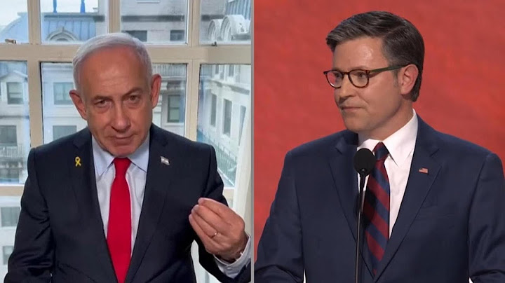 LIVE: Speaker Mike Johnson and Israeli PM Benjamin Netanyahu deliver joint remarks