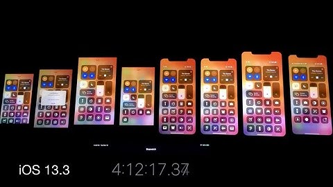 iOS 13.3 vs 13.2.3 Battery Test - iPhone XS Max vs XS vs XR vs X vs 8 vs 7 vs 7 Plus vs SE