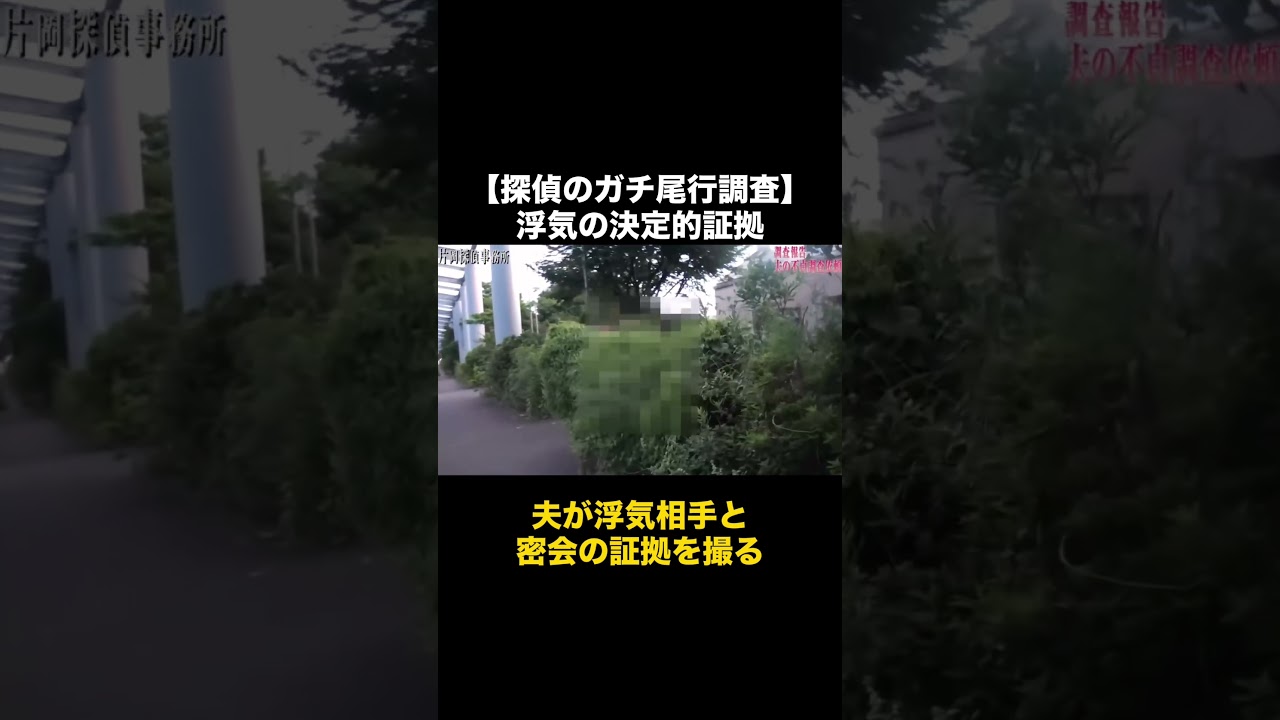 夫と浮気相手が、とんでもない場所での密会の証拠をはっきり撮りました