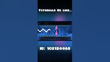 Tutorials Be like... #gaming #gd #geometrydash #robtopgames