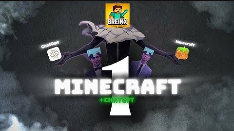 I ASKED THE GPT CHAT FOR SOME MINECRAFT BUILD HACK RECOMMENDATIONS!!! - (Minecraft X Ai Part 1)