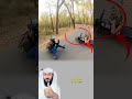 لحظة مرعبة نمر يهاجم راكب دراجة هل هي شجاعة أم معجزة أنقذت حياته Youtubeshorts 