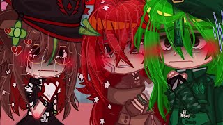 [❤💚]Im so lucky lucky..![🟤]FlakyxFlippy family angst?? (ITS AN AU⚠) •Gacha meme? /trend?)•