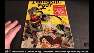 📚4⃣👽 Skrulls 1st app. Fantastic Four # 2 1962 Marvel Comics look thru page by page  Jack Kirby art