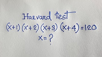  Harvard University admission interviews tricks | A nice math olympiad question solution :X=?