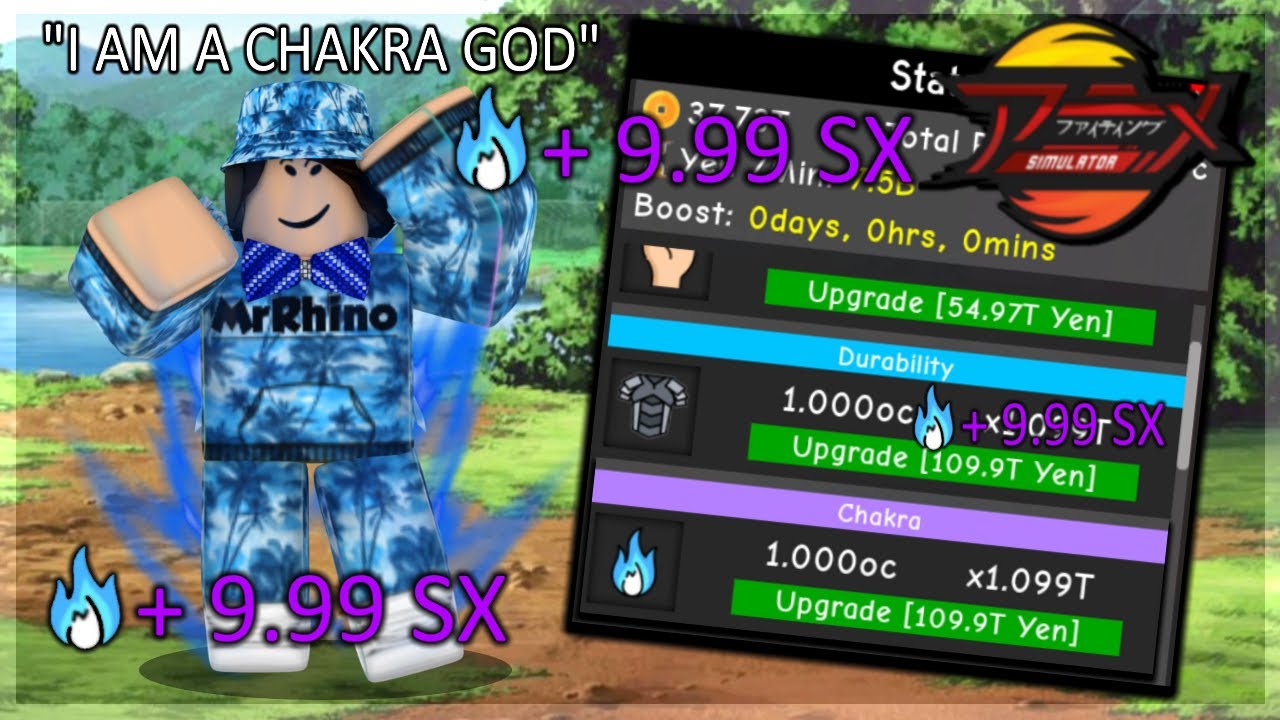 Roblox Anime Fighting Simulator All Chakra Locatio