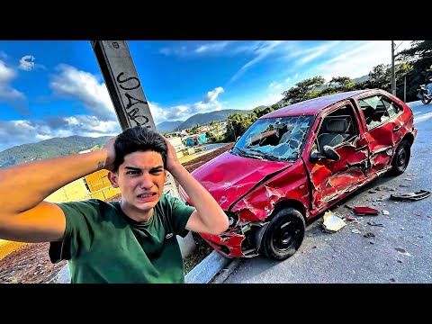 I hit the post and almost died...🚨😱