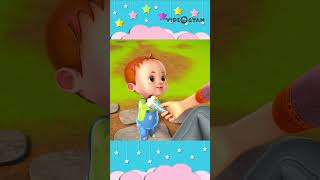 Hot Cold Wet Dry Part 1| Baby Ronnie Nursery Rhymes | Healthy Habits For Kids #Shorts #Childrensongs