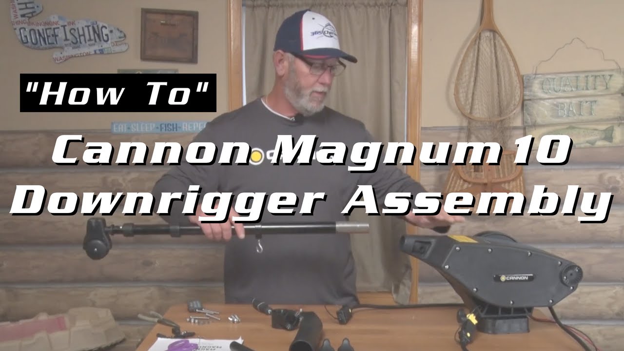 Cannon Magnum 10 Downrigger Assembly - YouTube