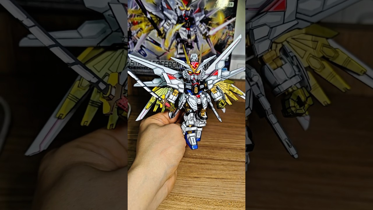 Hướng dẫn vẽ 2D mô hình SDCS MIGHTY STRIKE FREEDOM | DOJO #gundam #gunpla #strikefreedom #custom