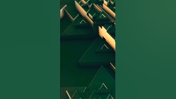 3D Aztec Triangle design Motion Graphic in 4K