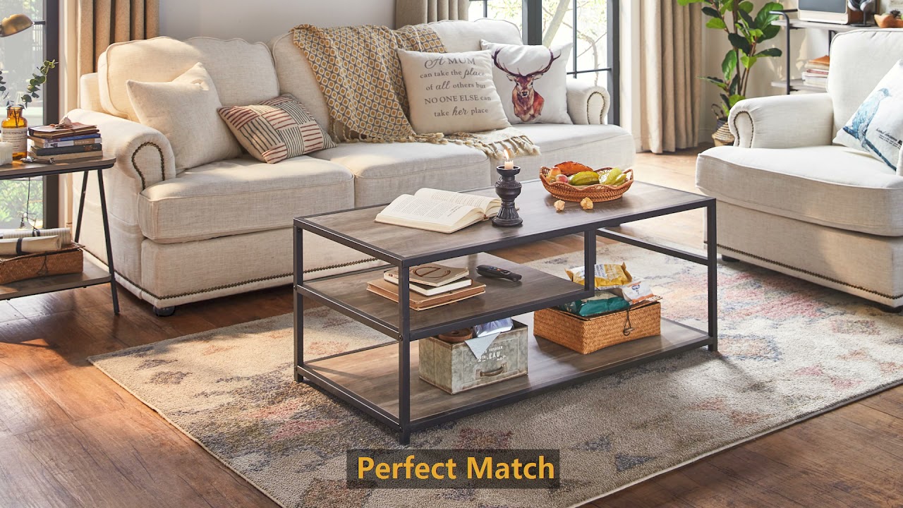 Coffee table DIY project | Give you a bright decoration for Living room