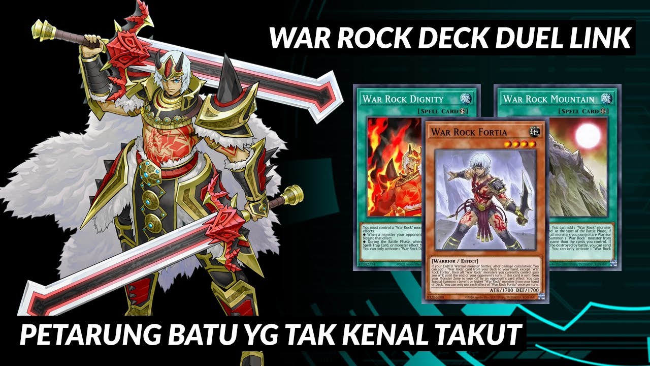 Balance makes this deck so consistent!!!!!!!!-War Rock Deck Duel Links [Yu Gi Oh! Duel Links #4]