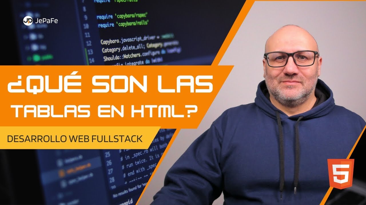 Tablas en HTML - Desarrollo Web Full Stack - YouTube